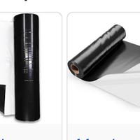 Telo bianco nero 8x8metri copri tutto barca camper