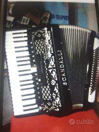 3 FISARMONICHE SCANDALLI ORIGINALI