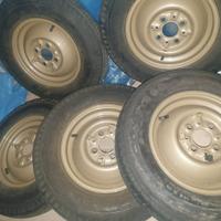 serie completa dia 5 cerchi con pneumatici fiat 