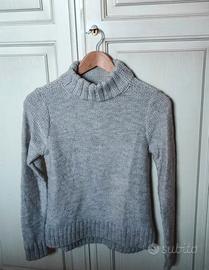 Hollister California maglione a maglia beige tg S