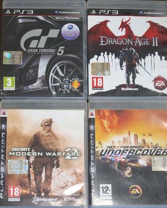 GIOCHI PLAY STATION TOTALE 4 PZ ORIGINALI PS3