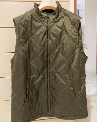 Gilet Barbour trapuntato verde