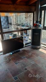 stufa a pellet come nuova .