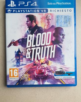 Blood & Truth per ps4 VR.