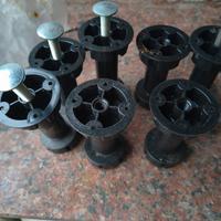 piedino regolabile in plastica