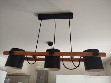 lampadario stile industriale 