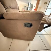 Poltrona reclinabile manualmente