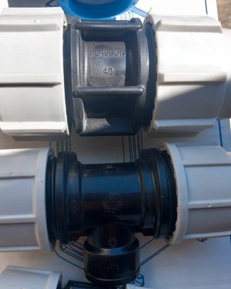 raccordi a compressione in polipropilene