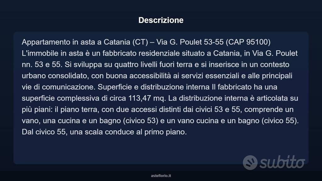 Appartamento – Catania, Acquicella, Centro storico - Vista 4