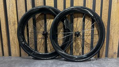 Coppia ruote carbonio BLACK INC 48 | 58