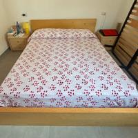 Struttura letto matrimoniale Ikea Malm 180x20