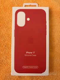 Cover MagSafe iPhone 17 Silicone Rosso