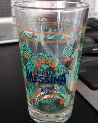 set  4 bicchieri birra Messina 