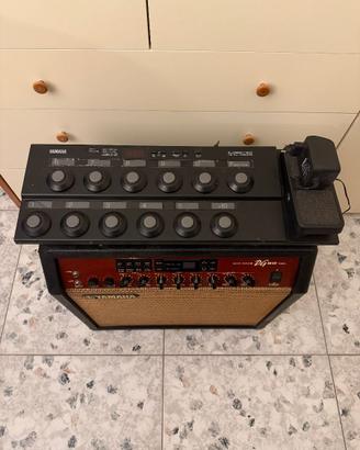 Amplificatore Yamaha DG80-112A e Yamaha MFC10