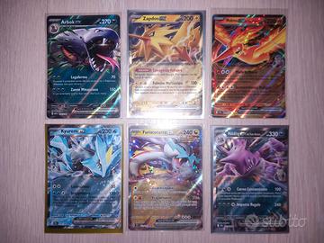 Lotto 6 Carte Pokemon Ita Rare EX Holo Vari Set