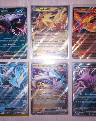 Lotto 6 Carte Pokemon Ita Rare EX Holo Vari Set