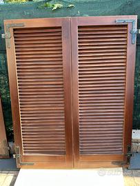 Persiana in legno 122x150,5 cm due ante