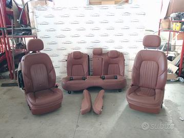 Kit sedili interni pelle marrone maserati ghibli a