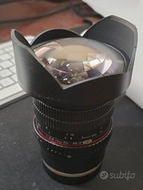 obiettivo sony SAMYANG 14 mm F 2.8