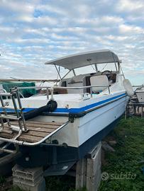 Pilotina con fuoribordo 250hp