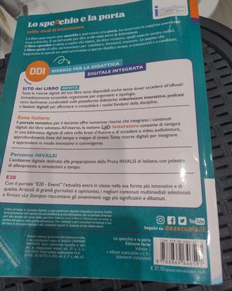 libro di letteratura:lo specchio e la porta 