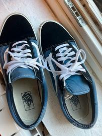 Vans old outlet skool nere blu