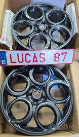 set 4 cerchi Alfa Romeo 4c 18 e 19 pollici
