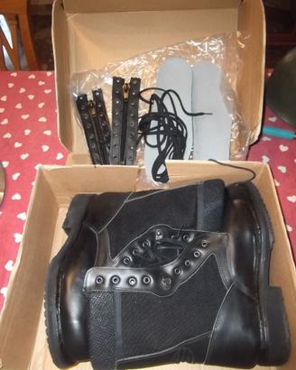 Stivaletti Militari Tg 42 GdF 2003 Black Boots