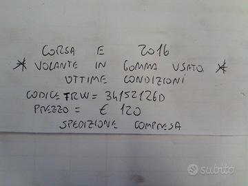 Volante in gomma corsa e del 2016