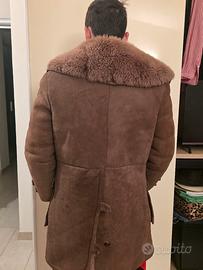 shearling montone uomo vintage 