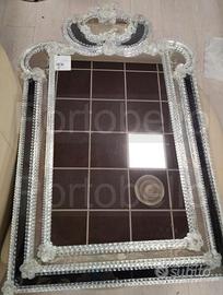 Codice: 8696 SPECCHIERA RETTANGOLARE CON CORNICE