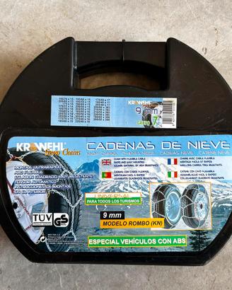 Catene da neve per auto mai usate