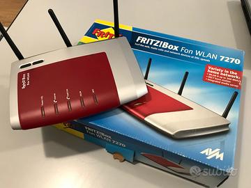 Router FRITZBOX 7270 + ADSL/Fibra Telecomitalia