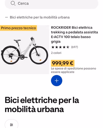 Bicicletta elettrica come nuova 750€ anche scambi