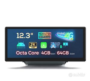 RADIO GPS ANDROID 13 AUDI Q3 12.3" 4GB+64GB