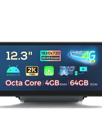 RADIO GPS ANDROID 13 AUDI Q3 12.3" 4GB+64GB