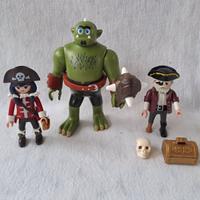 playmobil Super4 9409 Orco con Ruby *RARO + pirata