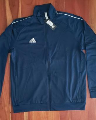Felpa Adidas Core 18 Jacket Blu Navy taglia XL