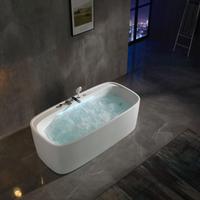 Vasca idromassaggio rettangolare freestanding