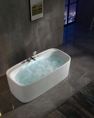 Vasca idromassaggio rettangolare freestanding