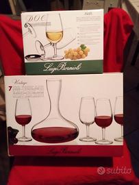 6 Calici da degustazione Bormioli Luigi e decanter