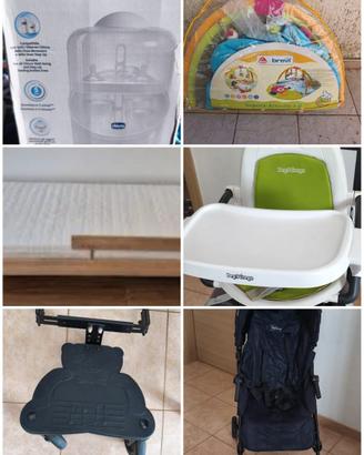Passeggini - Seggioloni-Lettini-Accessori