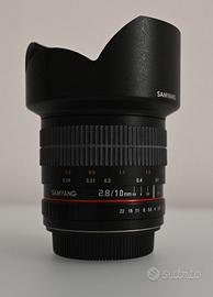 Samyang 10mm f/2.8 Canon – ultra grandangolare