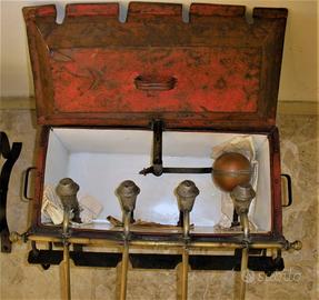 riempitrice da vino primo '900 in rame e ottone