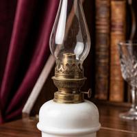 lampada In vetro  opalino 