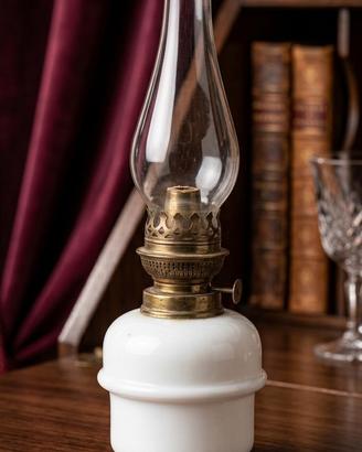 lampada In vetro  opalino 