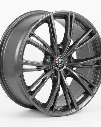 4 Cerchi da 18' in Lega - Alfa Romeo - Stelvio Giu