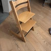 Sedia di design in legno STOKKE Norway per bambini