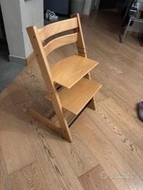 Sedia di design in legno STOKKE Norway per bambini