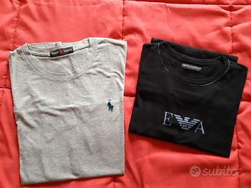 T-shirt Ralph lauren e Armani
